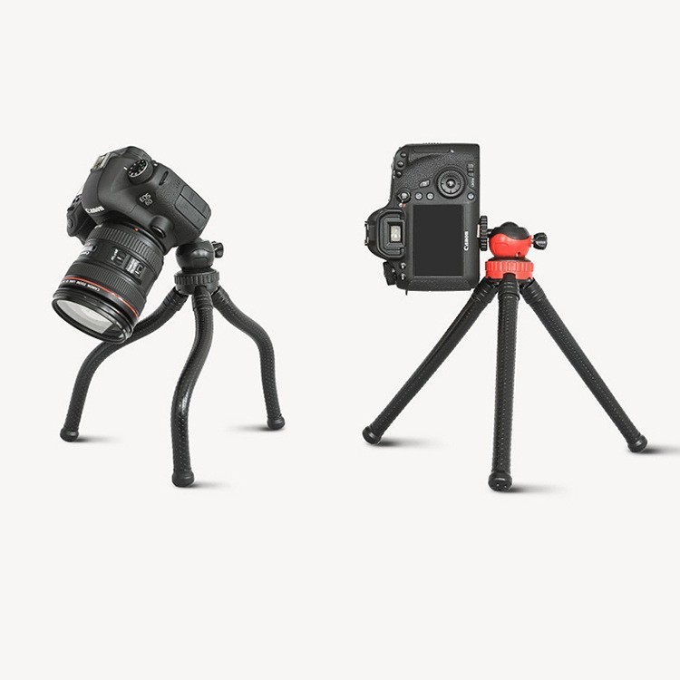 定制百变相机三脚架软腿八爪鱼三角架万向云台360桌面手机支架