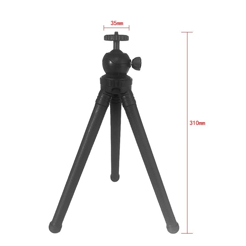 定制百变相机三脚架软腿八爪鱼三角架万向云台360桌面手机支架图3