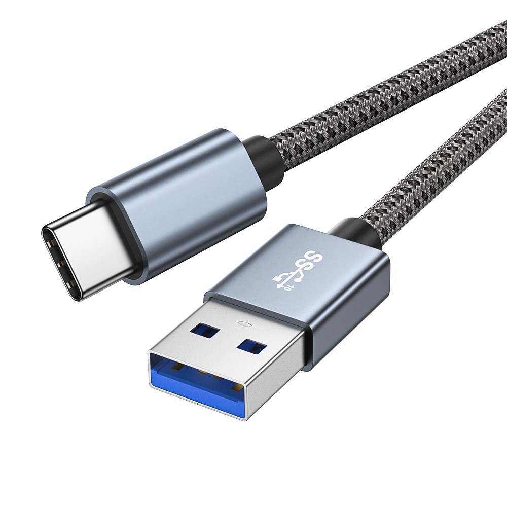 USB3.0数据线 3A大电流PD60W快充 铝壳编织网线 10Gbps传输数据线图5
