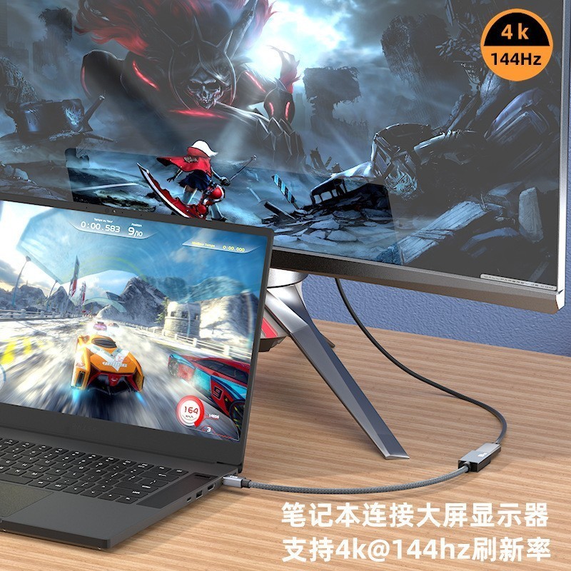 MiniDP转DP母转接线高清8K/60Hz高清线 4K/144连接电视电脑显示器图3