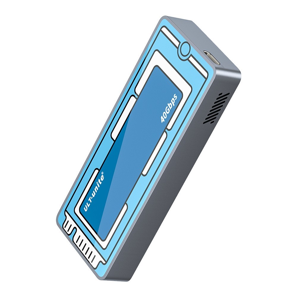USB4移动硬盘盒M.2nvme高速40Gbps传输外置连接笔记本兼容雷电4/3图5