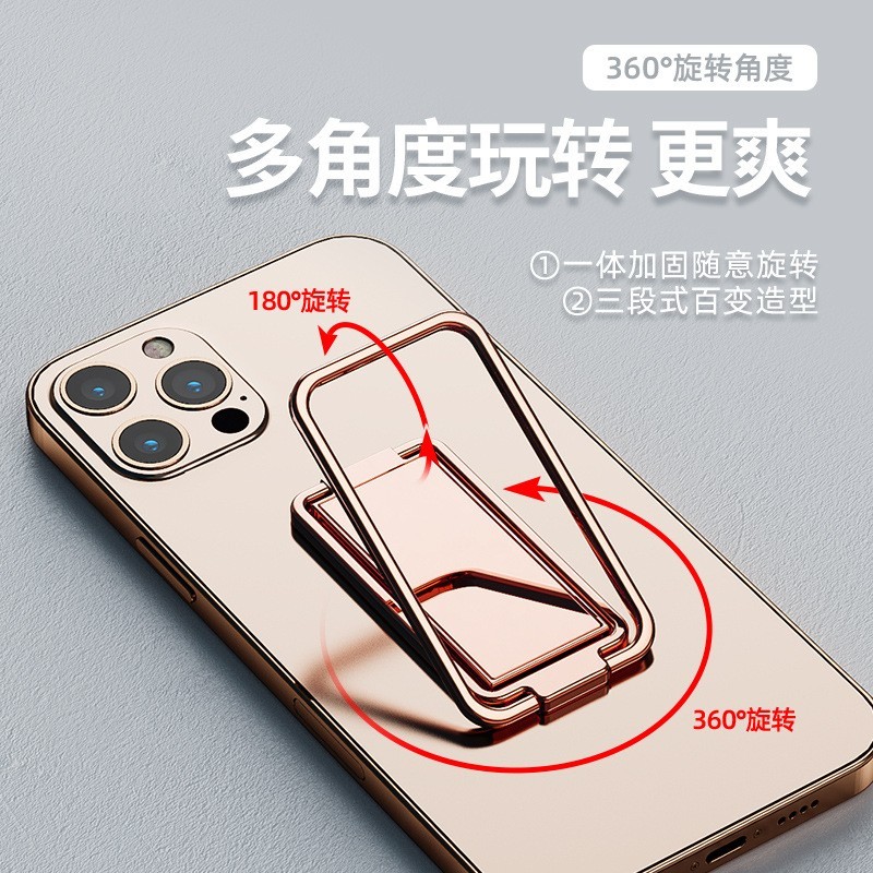 指环支架 手机指环扣背贴支架批发 跨境超薄手机支架金属折叠支架图2