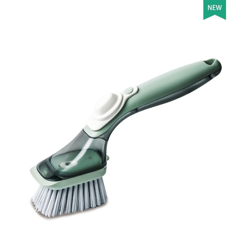 长柄厨房加液锅刷长青藤刷锅神器跨境日用品百洁布塑料清洁刷刷洗图5