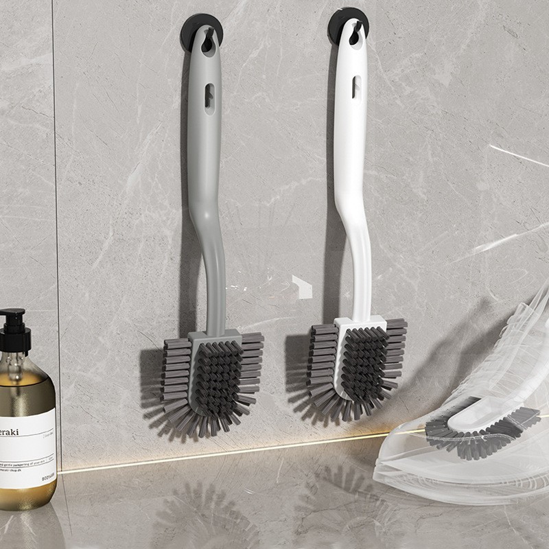 【原创设计-25年新品】康米新款鞋刷硬毛长柄家用清洁刷塑料刷子图2