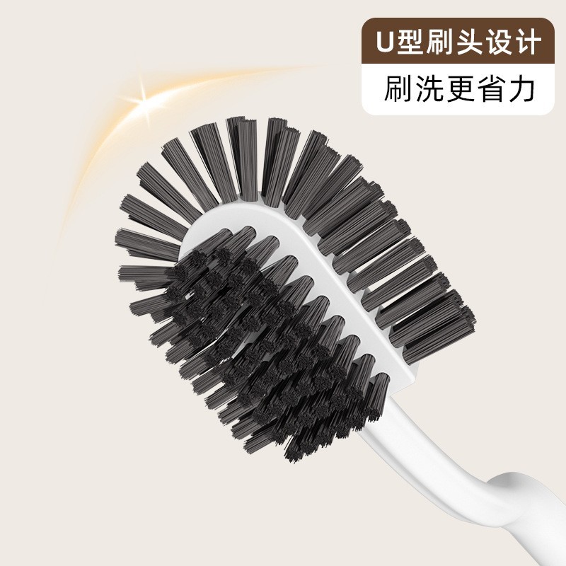 【原创设计-25年新品】康米新款鞋刷硬毛长柄家用清洁刷塑料刷子图4