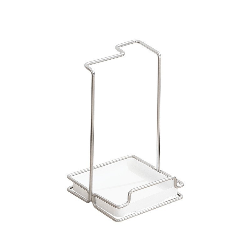 韩式家用厨房收纳置物架锅盖架锅铲饭勺架不锈钢多功能台面沥水架图4