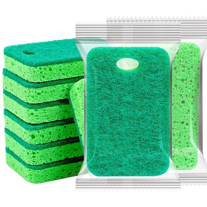 海绵擦可加工定制厨房日用品百货工厂木浆洗碗海绵百洁布图2