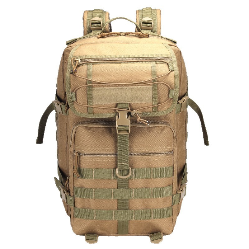 牛津布战术背包定制防水大容量旅行双肩包运动户外徒步骑行登山包图5