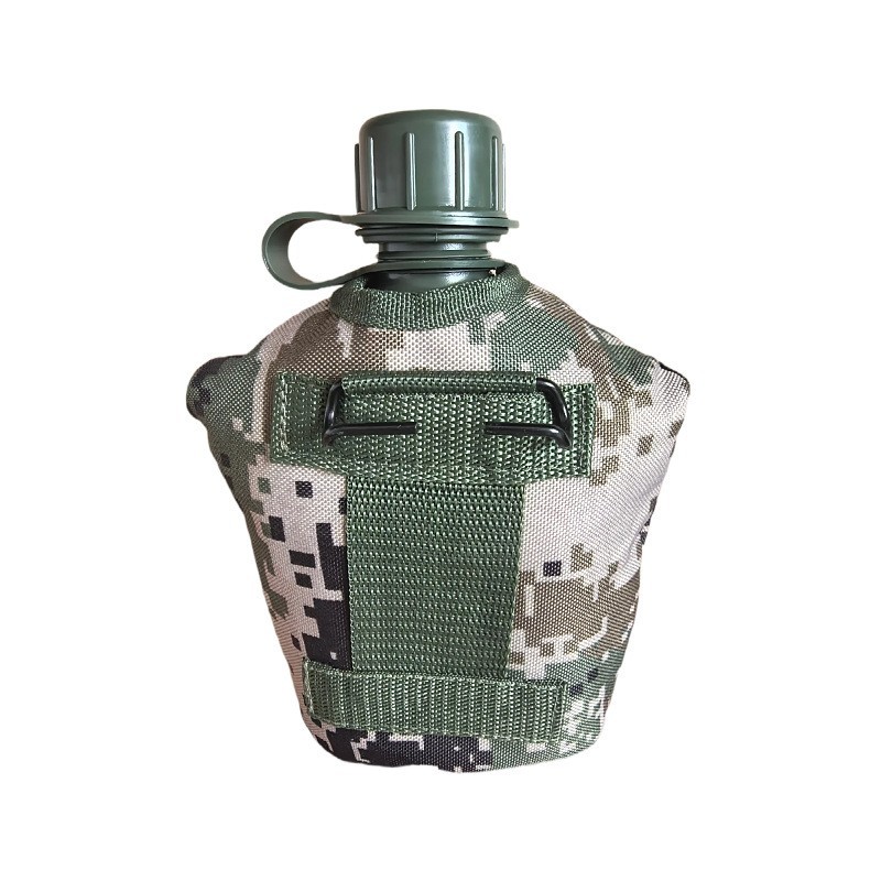 军迷水壶户外单兵饭盒铝杯子迷彩厨具铝制露营户外野营轻量便携图3