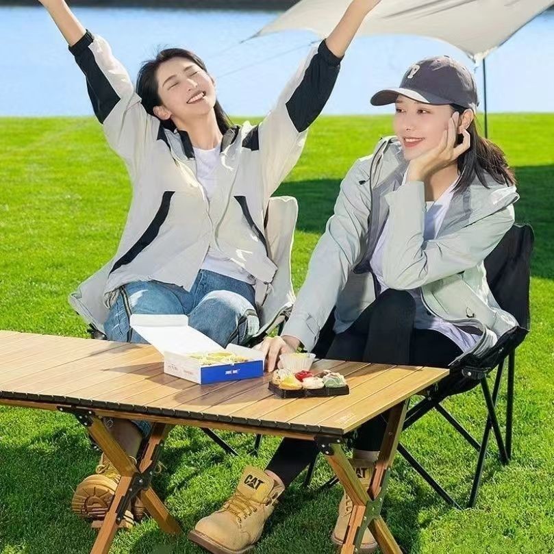 公园倚折叠椅钓鱼凳户外便携式加高躺椅凳写生野餐野外露营月亮椅图2