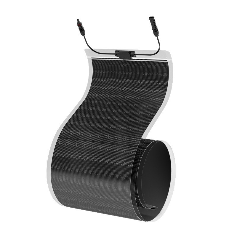 柔性太阳能板薄膜电池高效弱光发电屋顶房车游艇安装图2