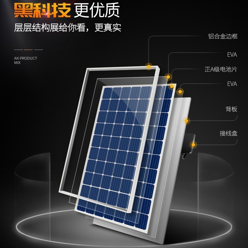 太阳能板单晶太阳能小组件太阳能电池板发电光伏板厂家生产图3