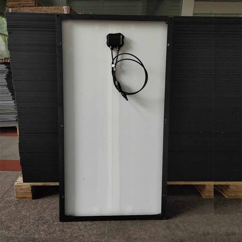 户外监控太阳能路灯阳台170W单晶铝框太阳能电池板玻璃板图4