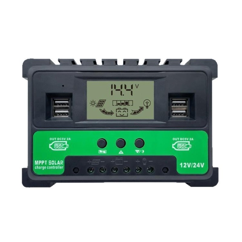 工厂通用型充电MPPT控制器30A40A50A60A100A智能调节太阳能控制器图2