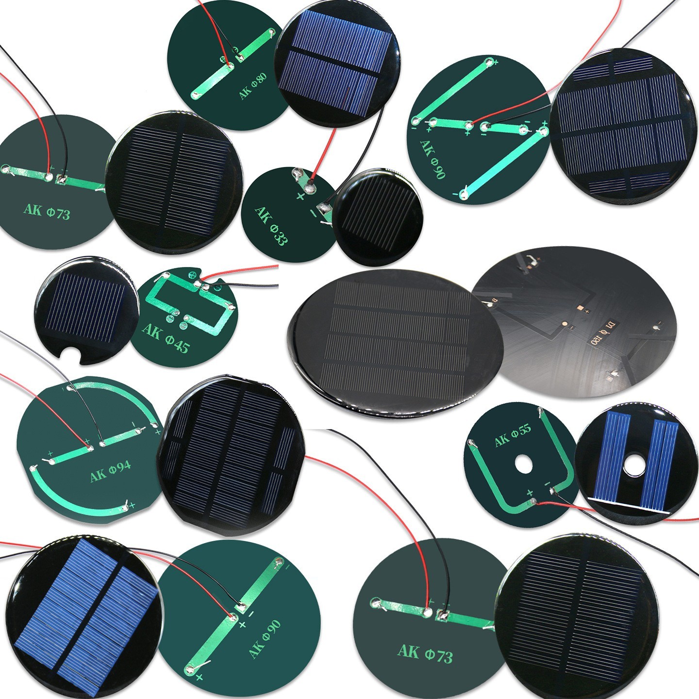 太阳能DIY科学实验小制作圆形太阳能光伏发电板滴胶板厂家图4