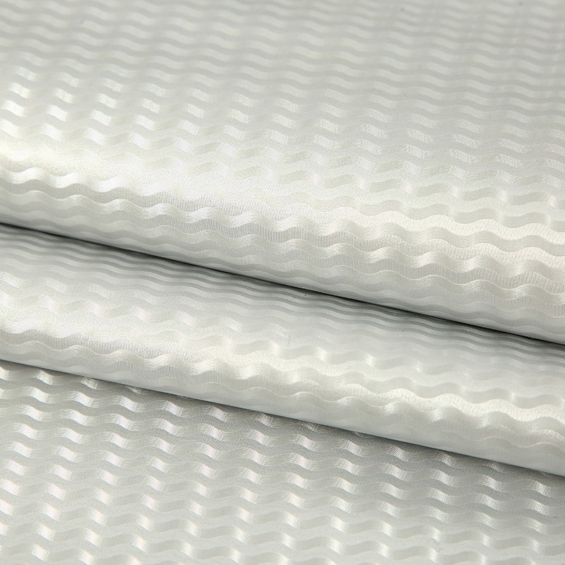 PU人造革仿棉绒波纹波浪纹体育用品鸡腿靶具革箱包家具软包革图2