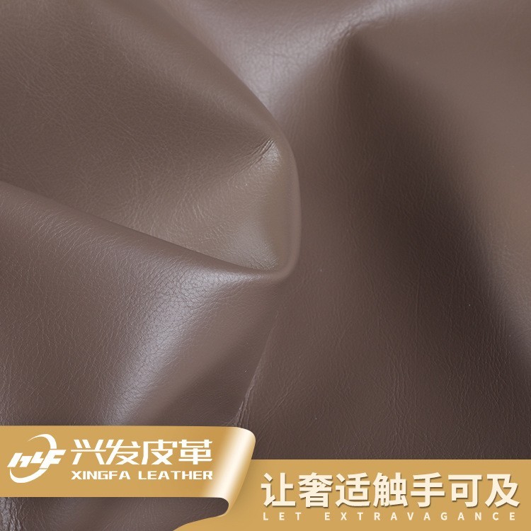 厂家定制D42系列皮革家居沙发皮革鞋材pu革面料沙发皮家具人造革图4