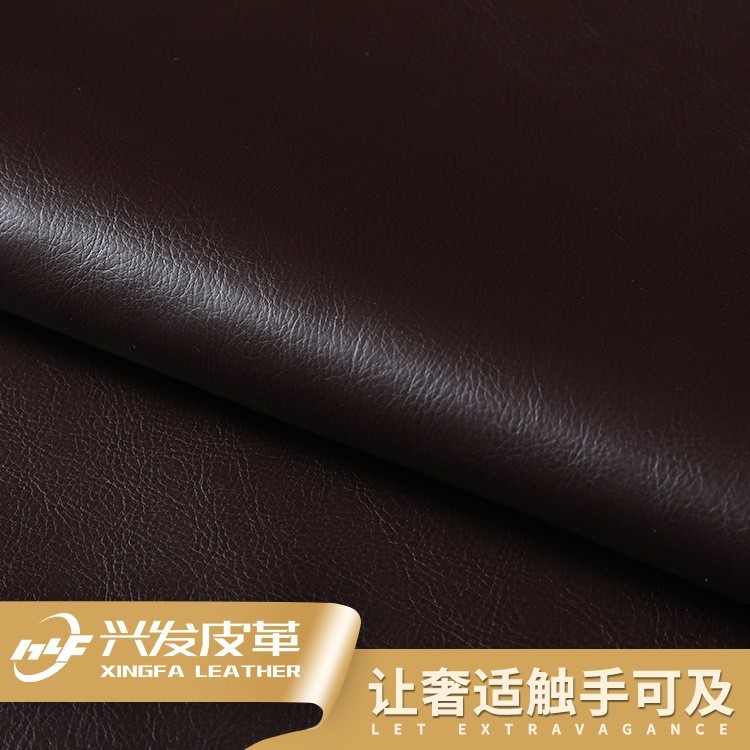 厂家定制D42系列皮革家居沙发皮革鞋材pu革面料沙发皮家具人造革图3