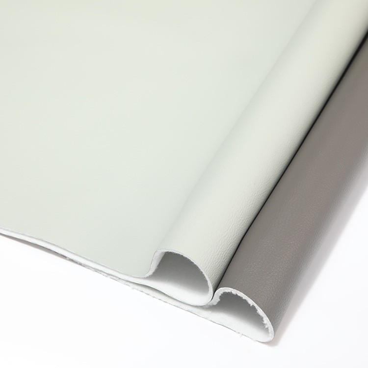 厂家定制W98无溶剂面料箱包沙发皮纺织坐垫家居荔枝纹人造皮革图4