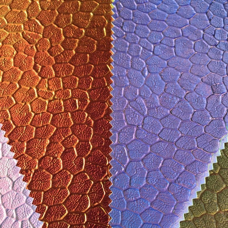 pvc皮革 幻彩膜pvc皮革 箱包 文具革 沙发革图2