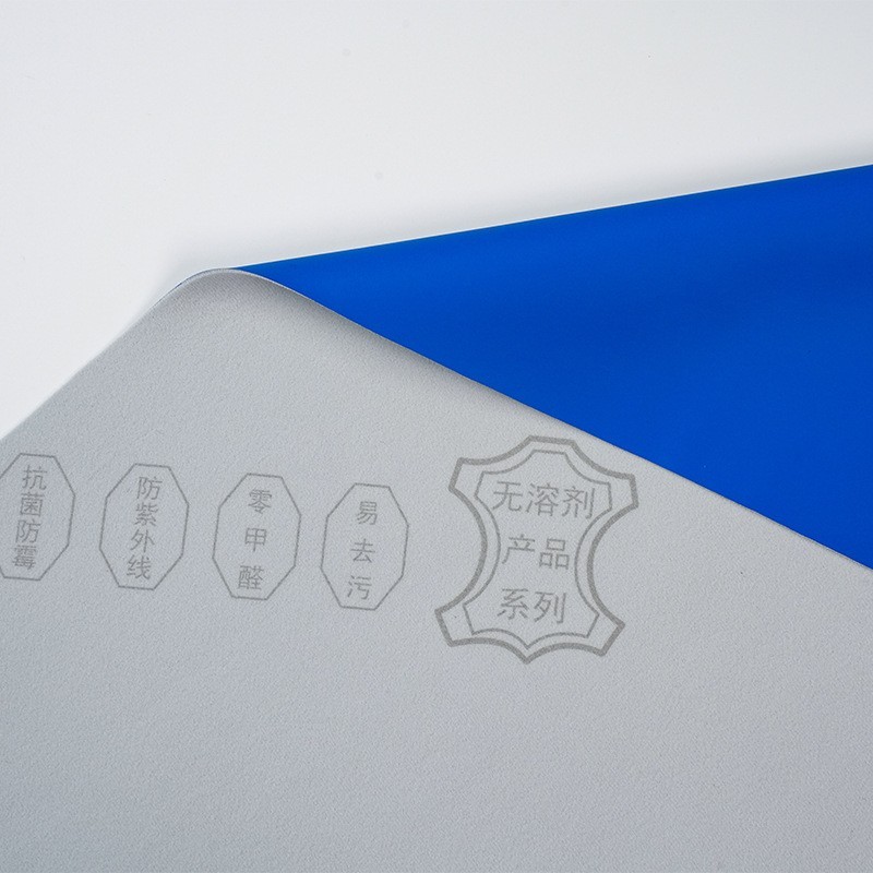 pu软硬包无溶剂装饰沙发椅子皮革面料环保半硅防污易清洁人造革图4