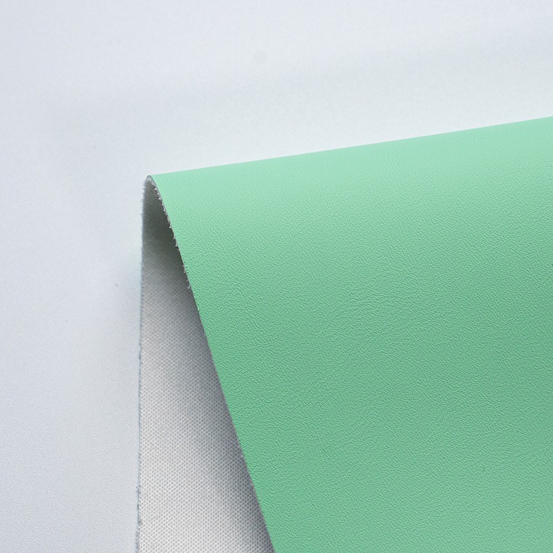 pu人造革鞋材箱包手袋抱枕弹力纳帕肤感柔软皮革面料图3