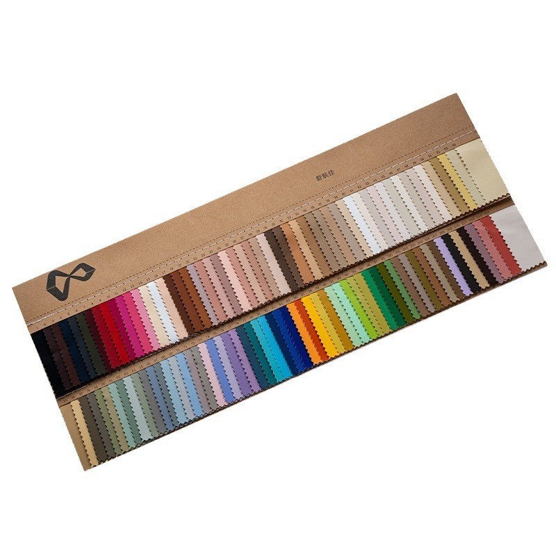 pu人造革鞋材箱包手袋抱枕弹力纳帕肤感柔软皮革面料图5