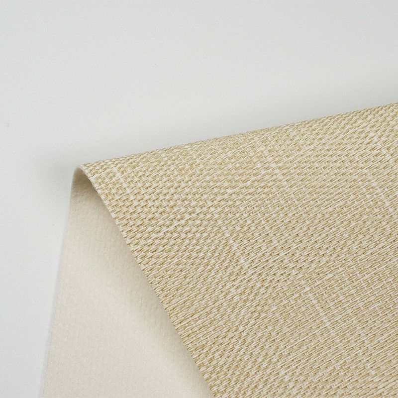 编织纹软包硬包沙发家具箱包皮革面料环保墙面 pvc装饰人造革图3