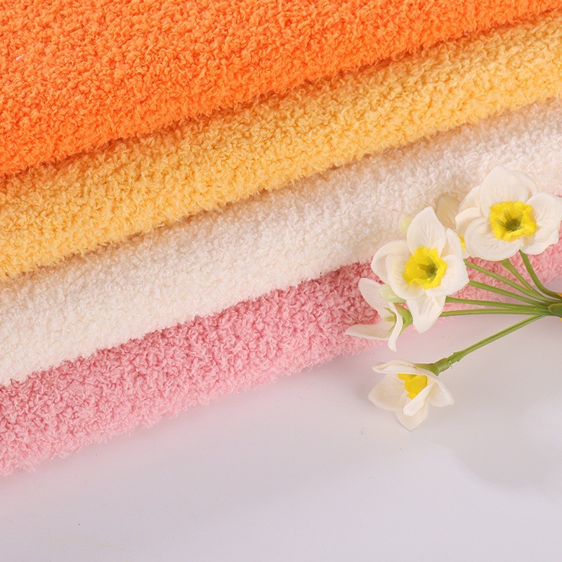 蚂蚁绒美丽绒云朵绒 半边绒软绵绵家居服睡衣鞋服玩具面料图3