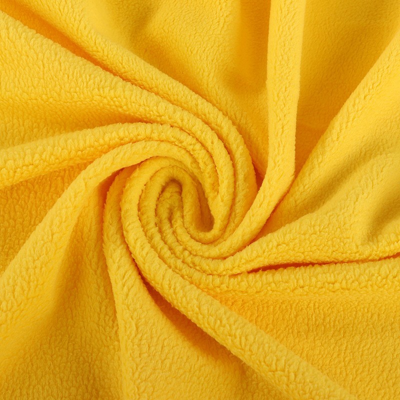 超柔单双面奥粒绒摇粒绒孩子外套面料保暖绒颗粒绒双面毛绒半边绒图2