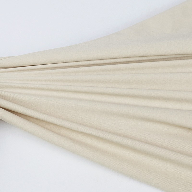 锦氨纶哑光运动内衣裤健身高弹力针织布料双面莱卡裸感瑜伽服面料图2