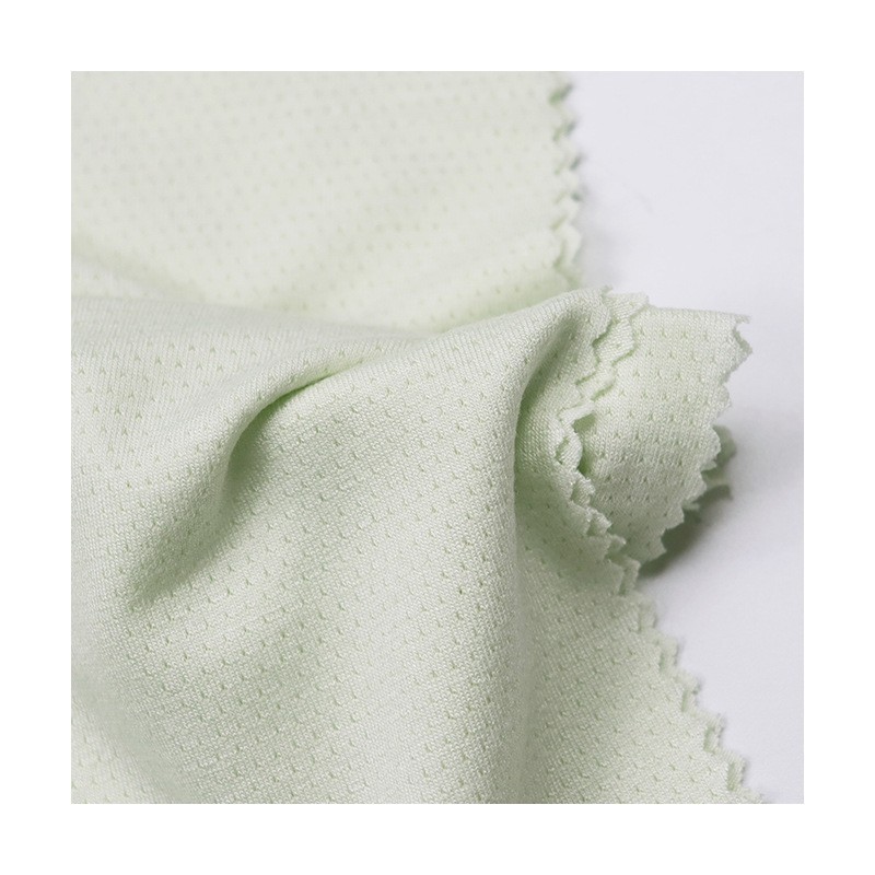 艾草纤维人棉透气Y孔内衣裤底档里布亲肤抗菌针织面料锦氨弹力布图5