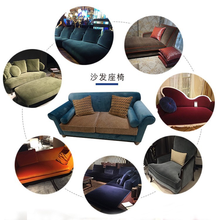 高端加厚沙发布料 梭织割绒面料图4
