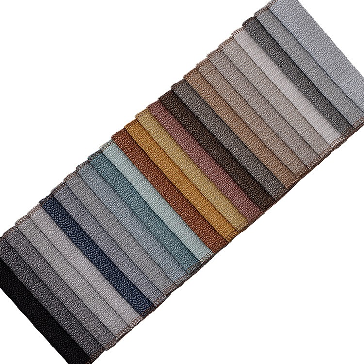 加厚仿麻布料纯色粗麻布沙发套抱枕套家具面料沙发布料面料老粗布图5