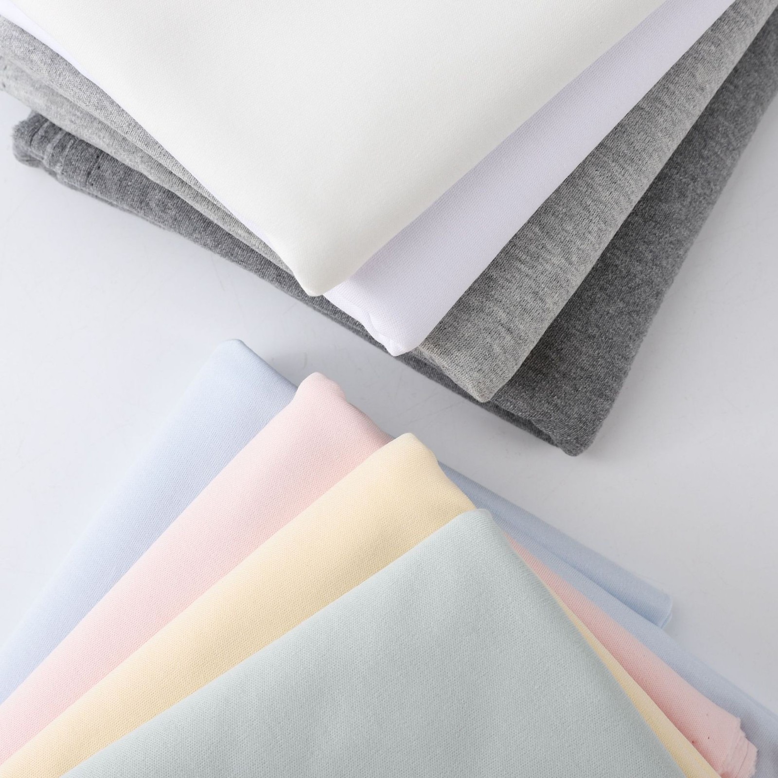 【GOTS认证】40S精梳有机棉布双面棉毛布200gsm婴童面料童装纯棉图3