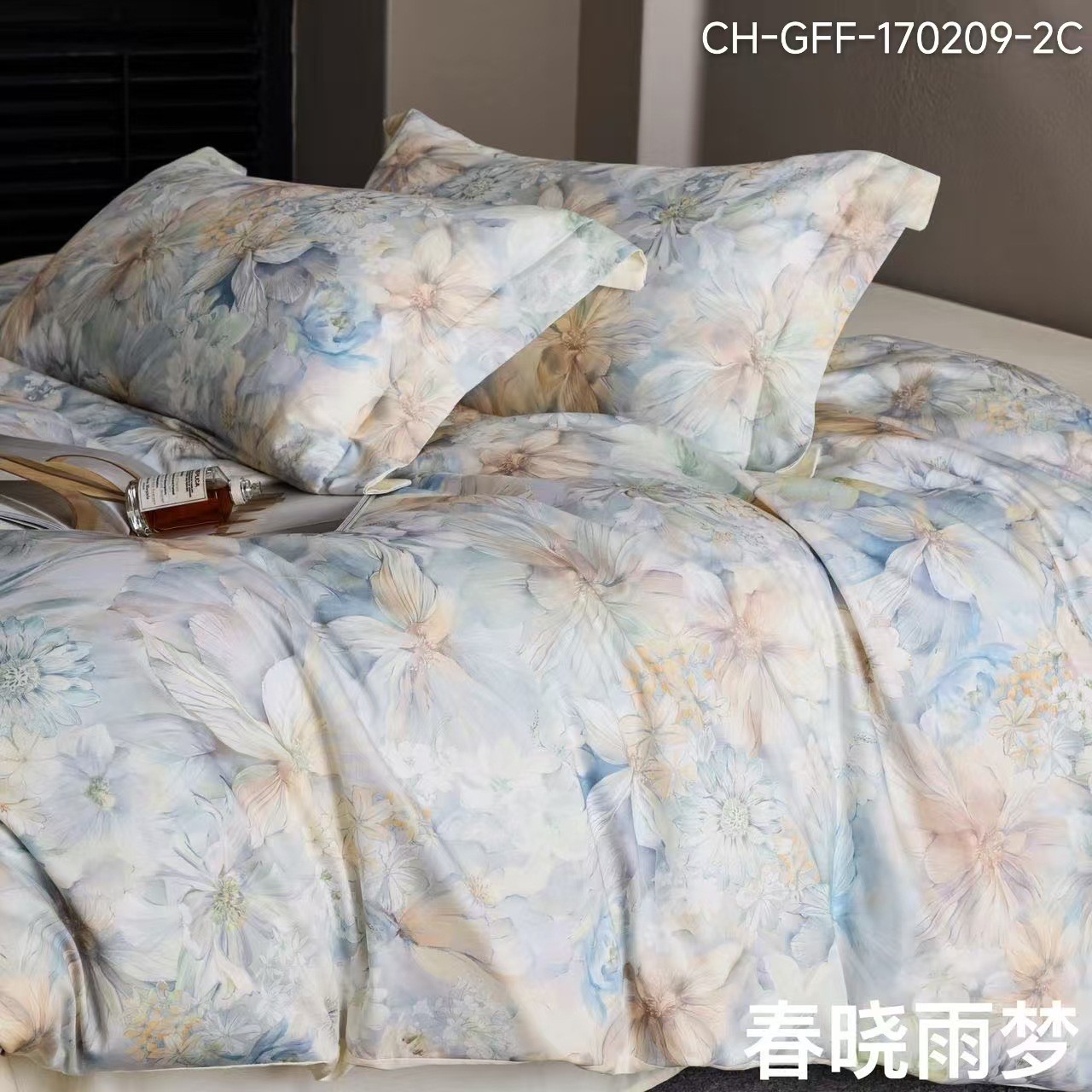 全棉数码活性印花床单四件套单人双人100%棉纯棉套件图4