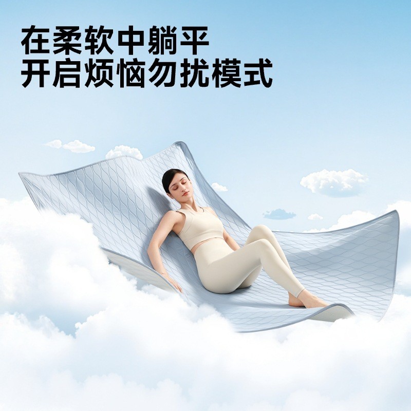 绘睡硅胶安睡冰席Pro软凉席夏季凉感小冰席软垫单凉席图2
