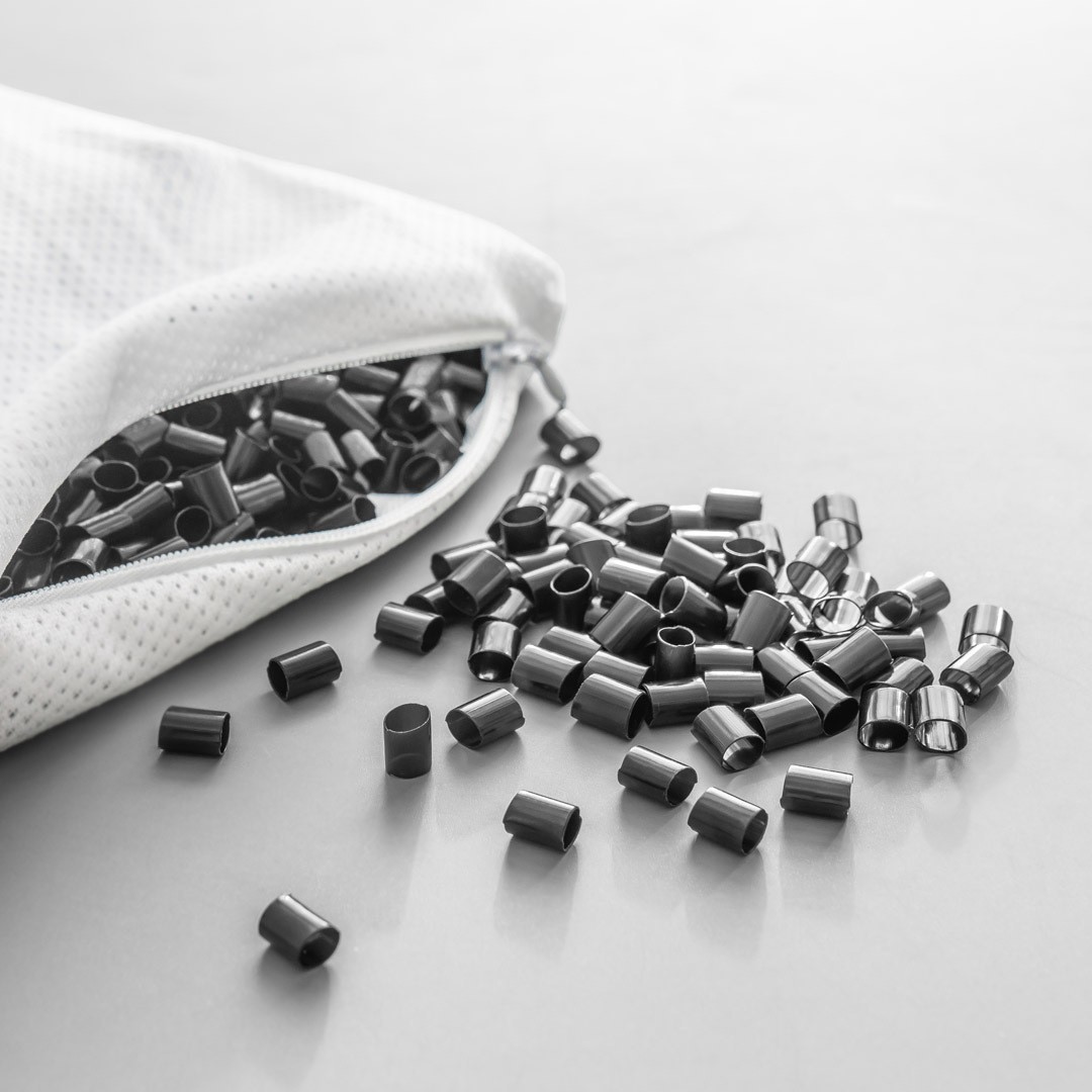 软管枕护颈透气枕可调节单人PE颈椎枕团购批发PE软管填充图2