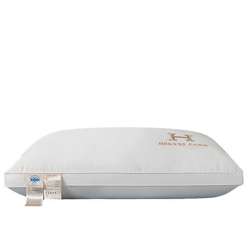 A类母婴级全棉枕头家用进口抗菌纤维枕芯枕头护颈椎防塌陷立体枕图5