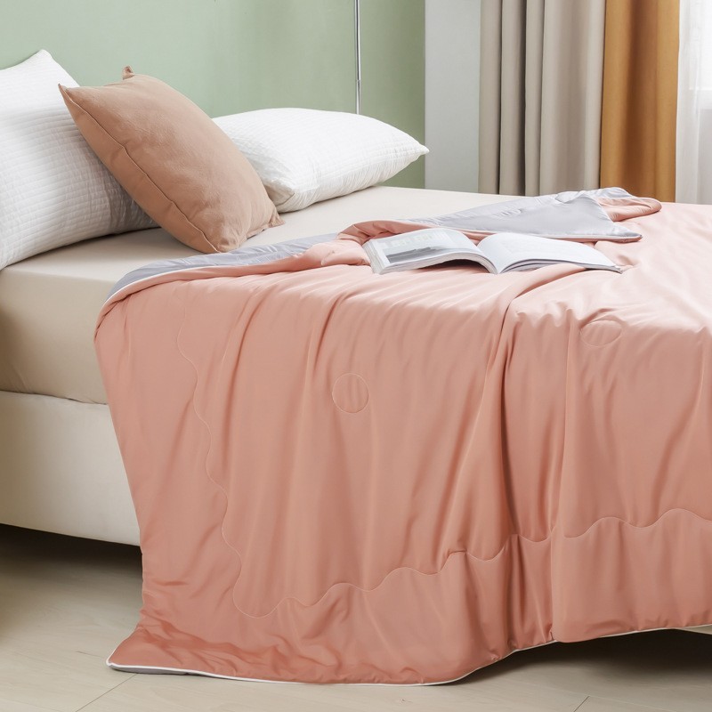 冰淇淋夏凉被夏被A类可机洗空调被子凉感丝双人夏被图4