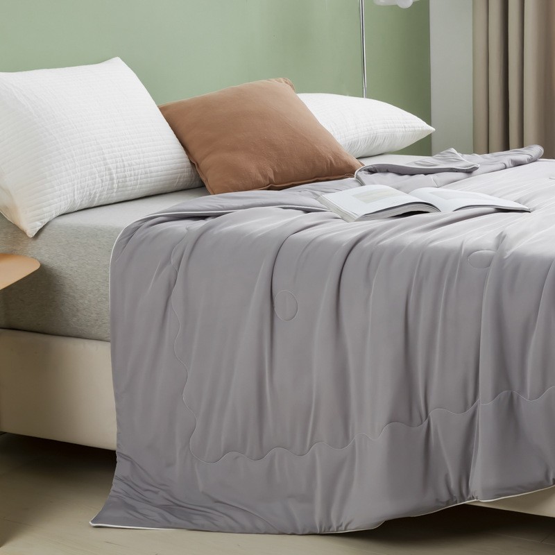 冰淇淋夏凉被夏被A类可机洗空调被子凉感丝双人夏被图2