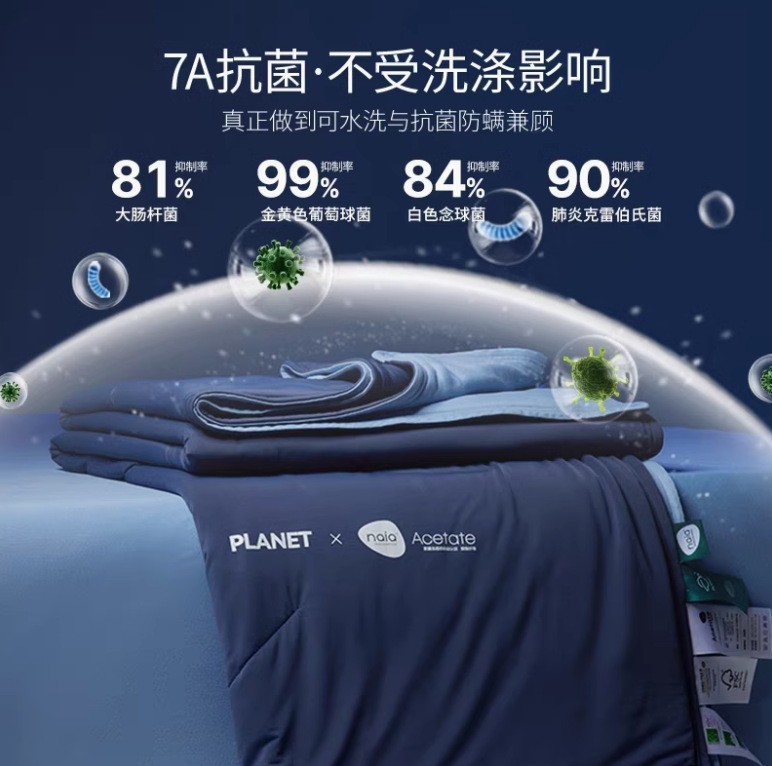 新款酣睡星球双面凉感夏凉被夏季可机洗夏被子被芯图2