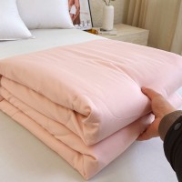 a类母婴级纯棉大豆纤维夏凉被新疆全棉夏季空调被可机洗夏被