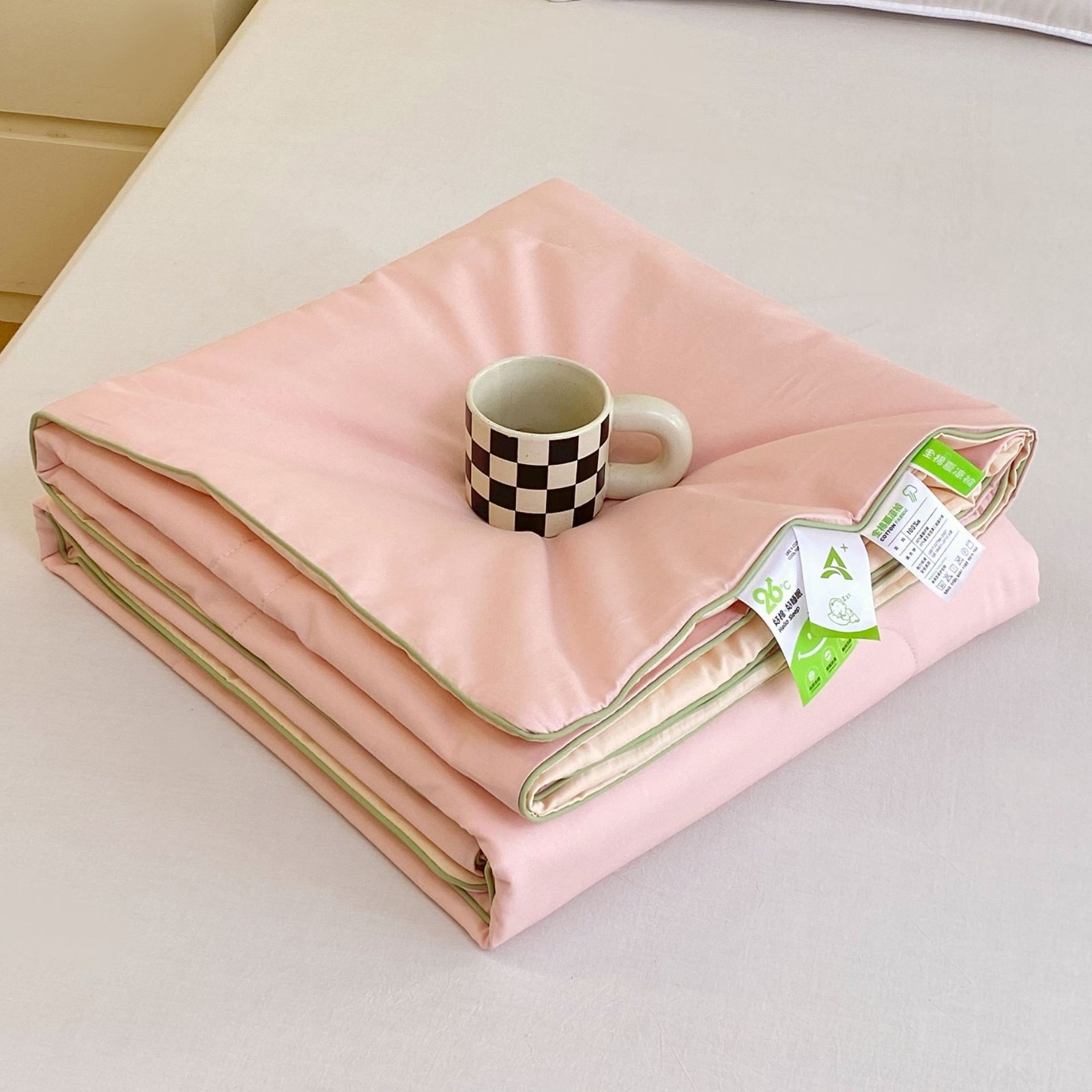 a类母婴级纯棉大豆纤维夏凉被新疆全棉夏季空调被可机洗夏被图2