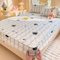 新款防水隔尿床笠单件夹棉床罩床垫保护罩2025新款床单床套夏