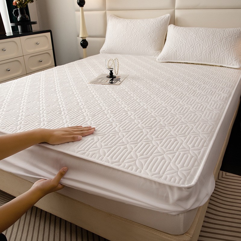 新款防水隔尿床笠单件夹棉床罩床垫保护罩2025新款床单床套夏图5