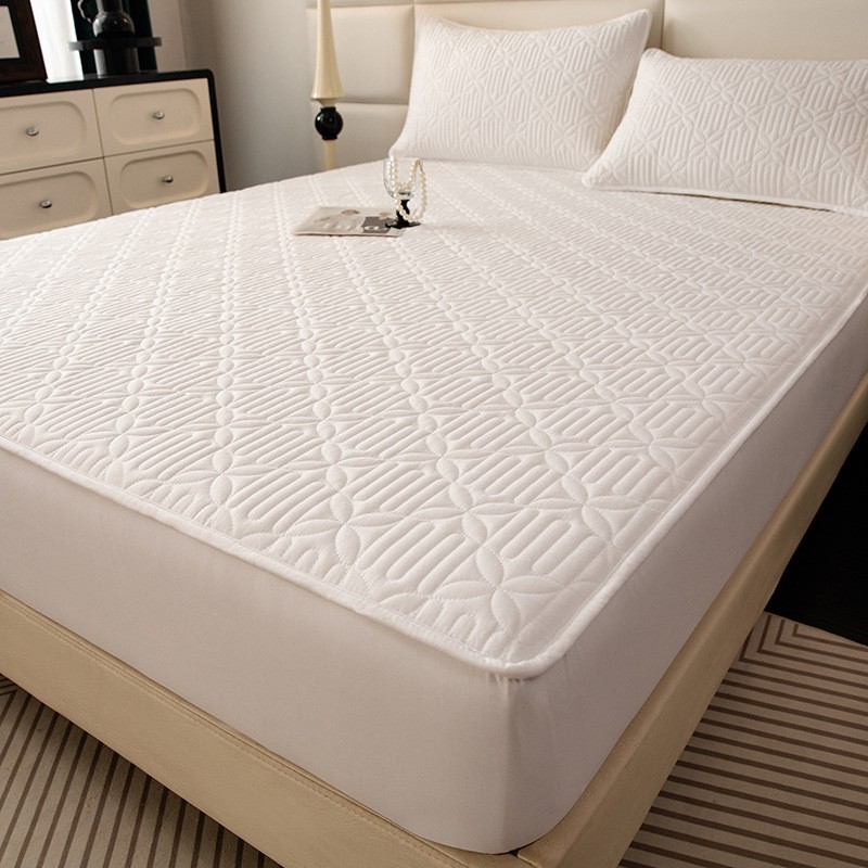 新款防水隔尿床笠单件夹棉床罩床垫保护罩2025新款床单床套夏图3