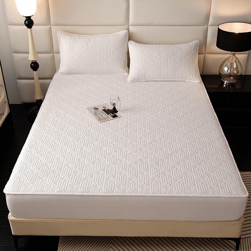 新款防水隔尿床笠单件夹棉床罩床垫保护罩2025新款床单床套夏图4