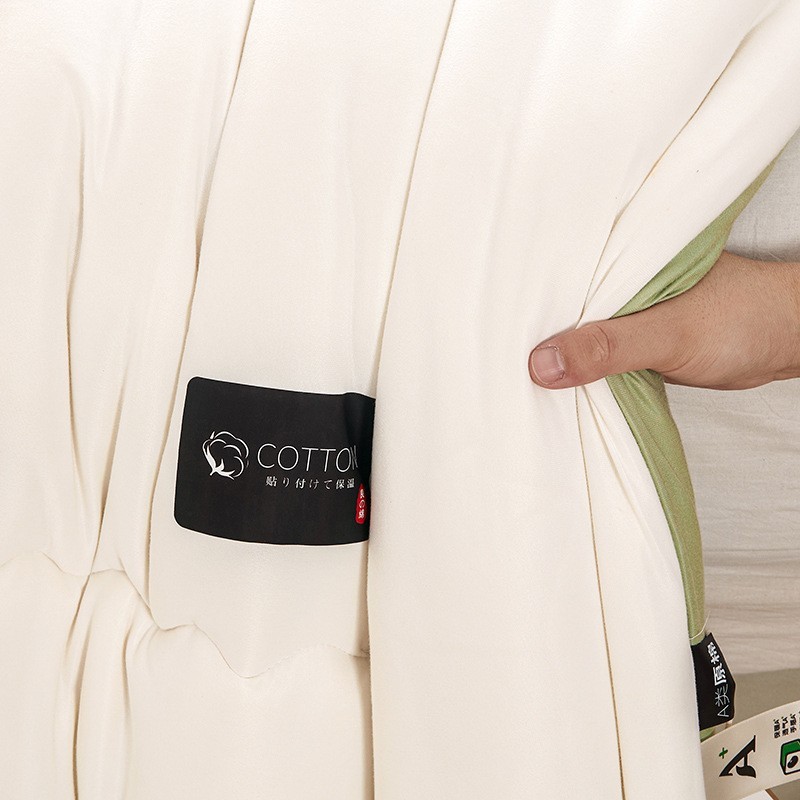 2024新款A类原棉大豆被十斤加厚蓄热保暖冬被单双人秋冬被子被芯图3