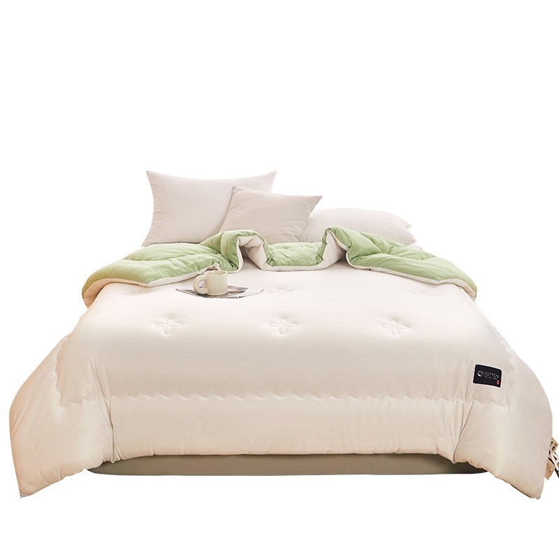 2024新款A类原棉大豆被十斤加厚蓄热保暖冬被单双人秋冬被子被芯图5